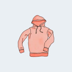 Hoodie rood