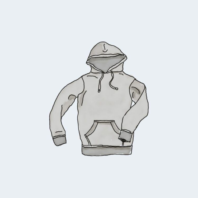 Hoodie grijs