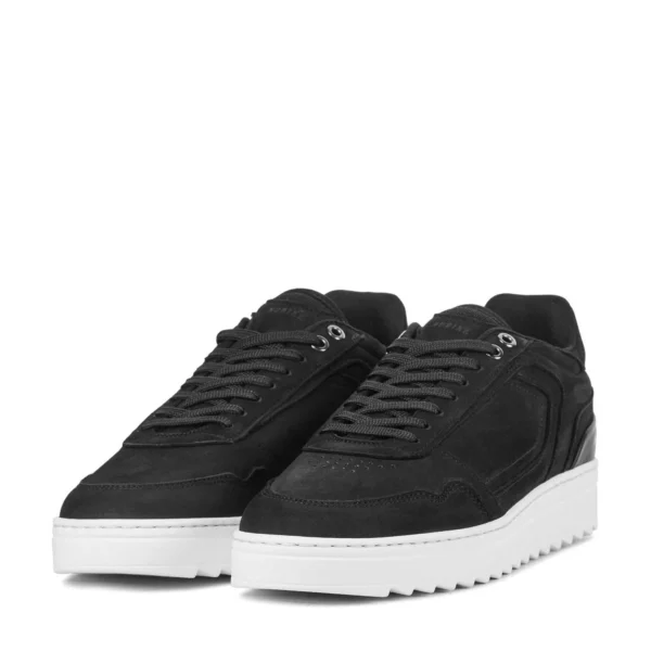 Nubikk leren sneakers zwart