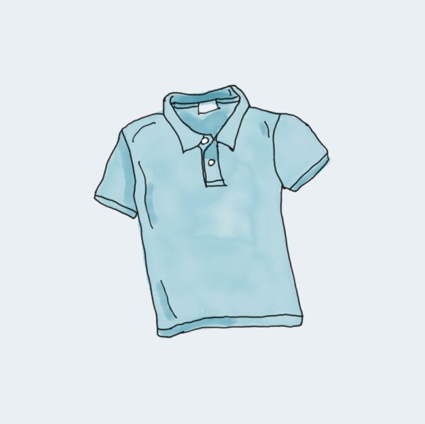 Polo T-shirt blauw