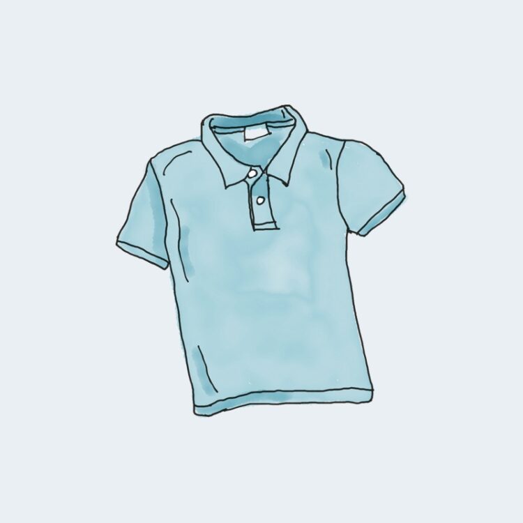 Polo T-shirt blauw