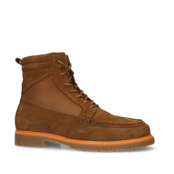 Sacha suède veterboots cognac